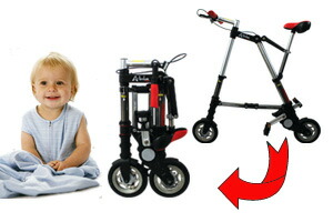 楽天市場】【日本特別仕様車】A-bike City 8インチ前後輪ノーパンク