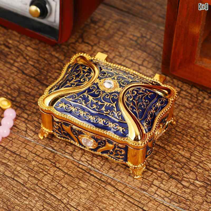 楽天市場】ジュエリーボックス アンティーク 北欧風 亜鉛合金製