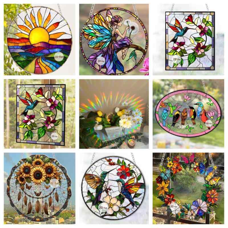 ステンドグラス インテリア雑貨 サンキャッチャー」の人気商品一覧