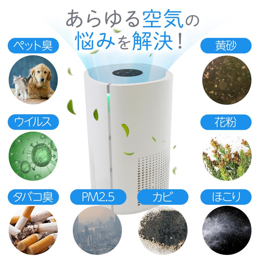 楽天市場】空気清浄機 小型 花粉症 除菌 消臭 省エネ 花粉対策 脱臭機