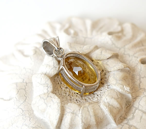 楽天市場】シトリン ブラジル産 ペンダント ネックレス 宝石質 SA