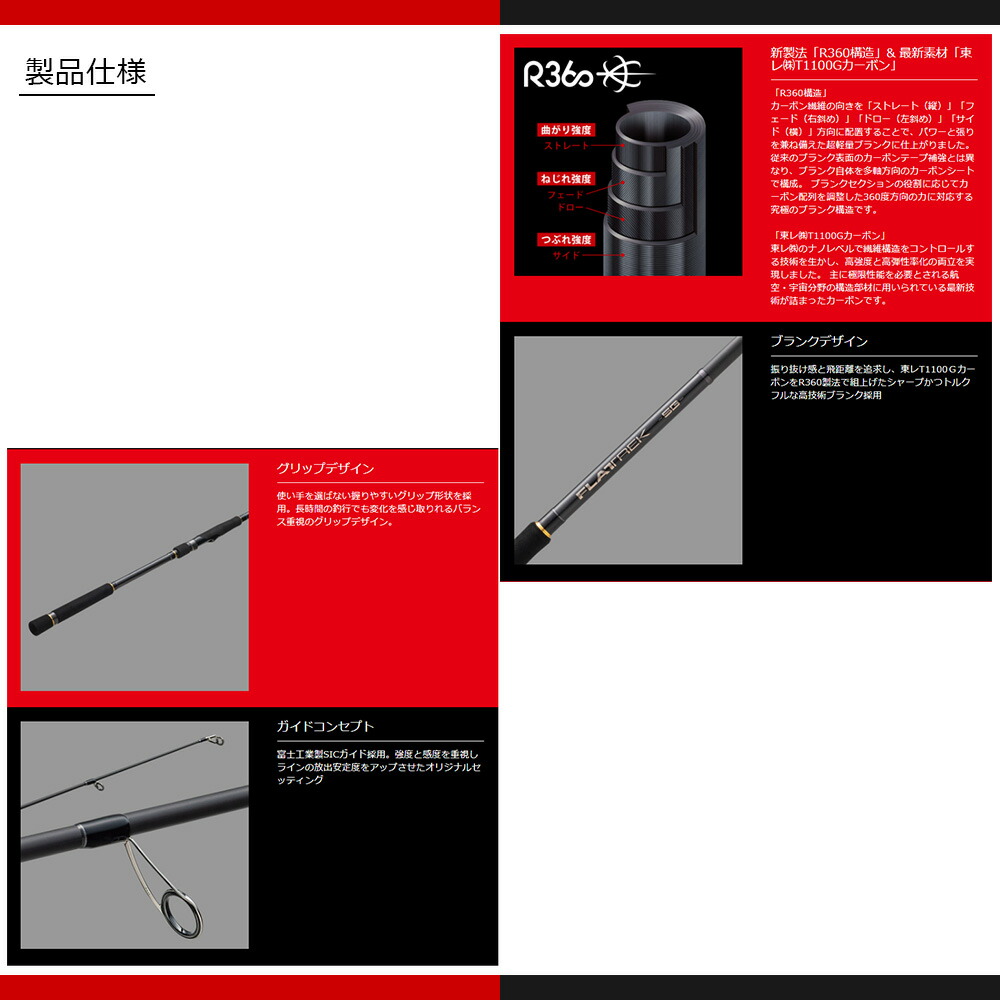 楽天市場】メジャークラフト フラットレック 5G サーフゲームカスタム