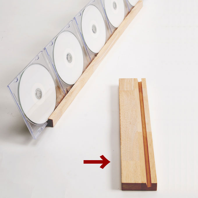 楽天市場】CDスタンド 薄型 プラケース（5mm厚）用 ショートタイプ CD