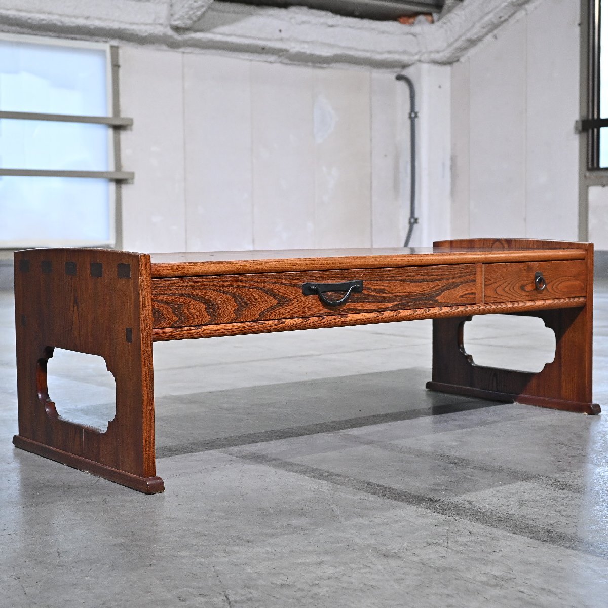 楽天市場】最高級 伝統工芸品 松本民芸家具「文机」欅無垢材 ケヤキ 和