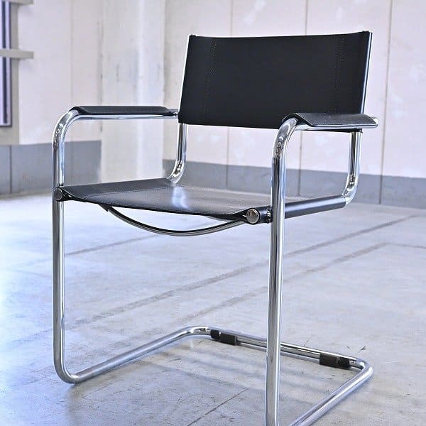 楽天市場】マルトスタム カンティレバーチェアb アーム 本革 椅子