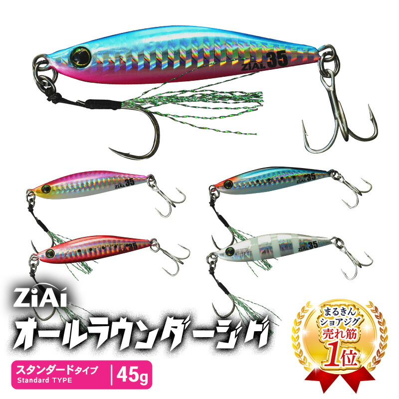 楽天市場】ZiAiジグ スタンダード 35g 70mm 釣り フィッシング