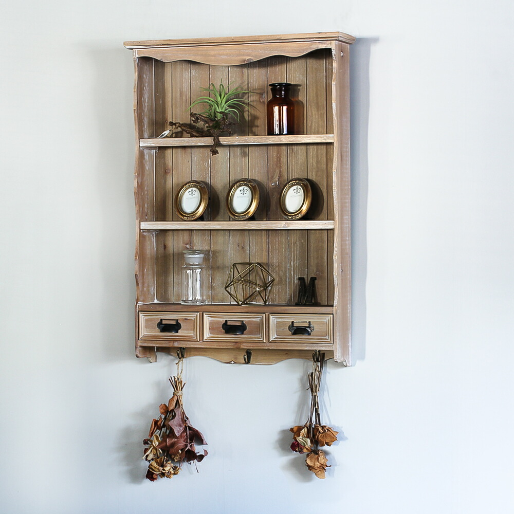 楽天市場】ウォールシェルフ シャビーの通販