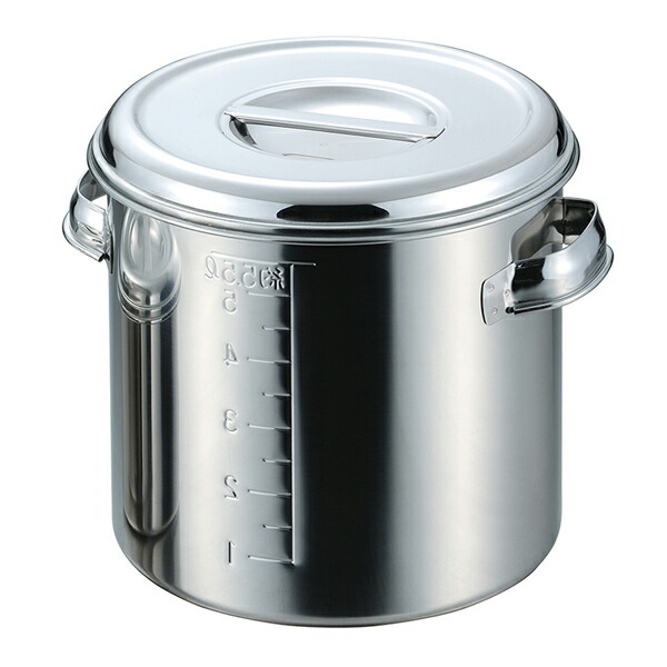 楽天市場】18-8 深型キッチンポット(手付) 33cm 11033【厨房館