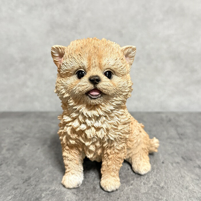 楽天市場】犬 置物 小さい かわいい おしゃれ 頭を上げるポメラニアン