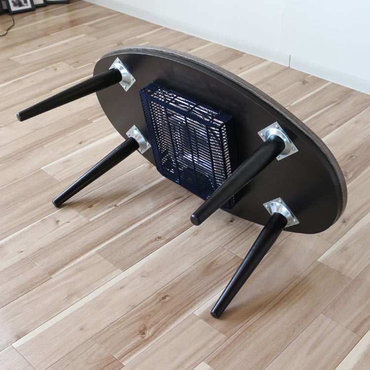 楽天市場】こたつ 楕円形 幅90cm コンパクトこたつテーブル 専用布団