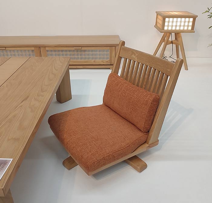 楽天市場】回転座椅子 和モダン 【10%offクーポン】木製 座椅子単体 片