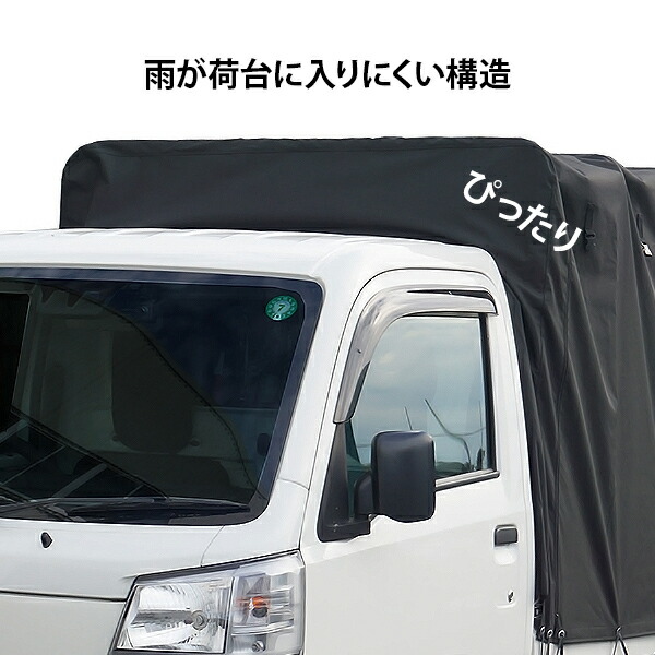 楽天市場】ナンエイ 軽トラック幌セット KH-6OX (三面開/巻上開幕