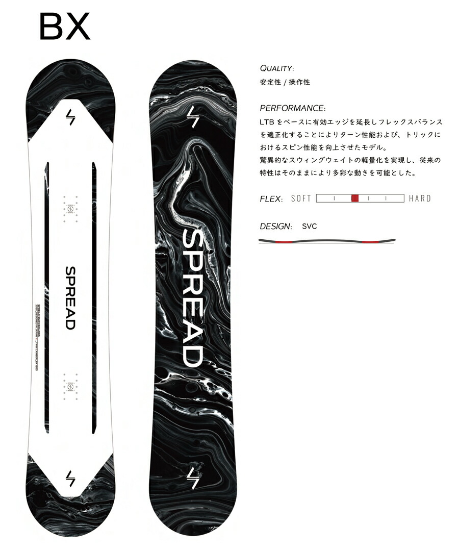 美品24-25spreadスプレッドBXスノーボード152cmグラトリ