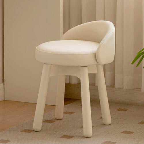 楽天市場】チェア ドレッサーチェア 無垢材 回転 椅子 天然木 スツール