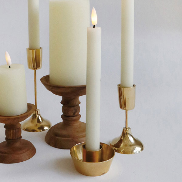 楽天市場】ギフト プレゼント キャンドルホルダー Horn Please 「BRASS