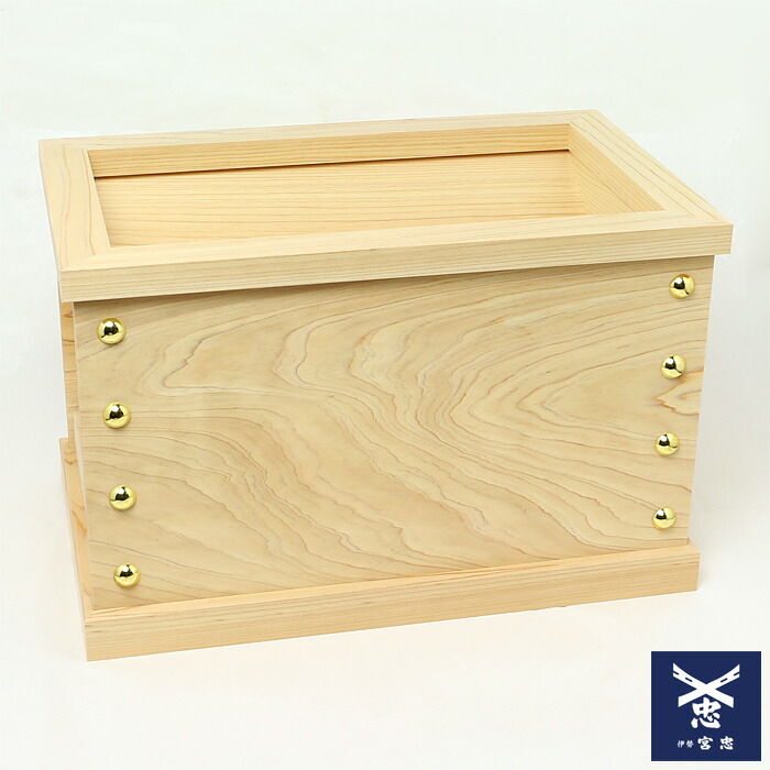 楽天市場】【 伊勢 宮忠 】【 小型賽銭箱 桧 1尺5寸 （内祭用） 】幅