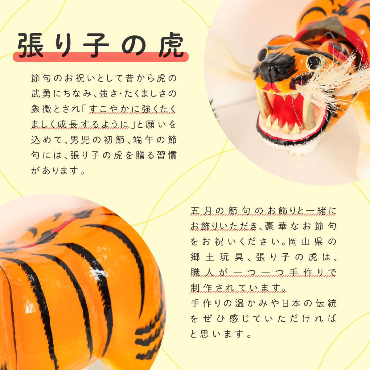 楽天市場】端午の節句 子供の日 こどもの日 10号 首振虎 幅60cm×高さ