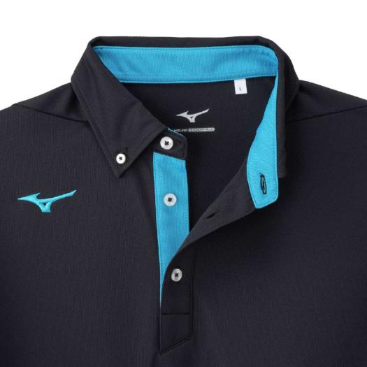 楽天市場】ミズノ公式 ボタンダウンポロシャツ ユニセックス ブラック