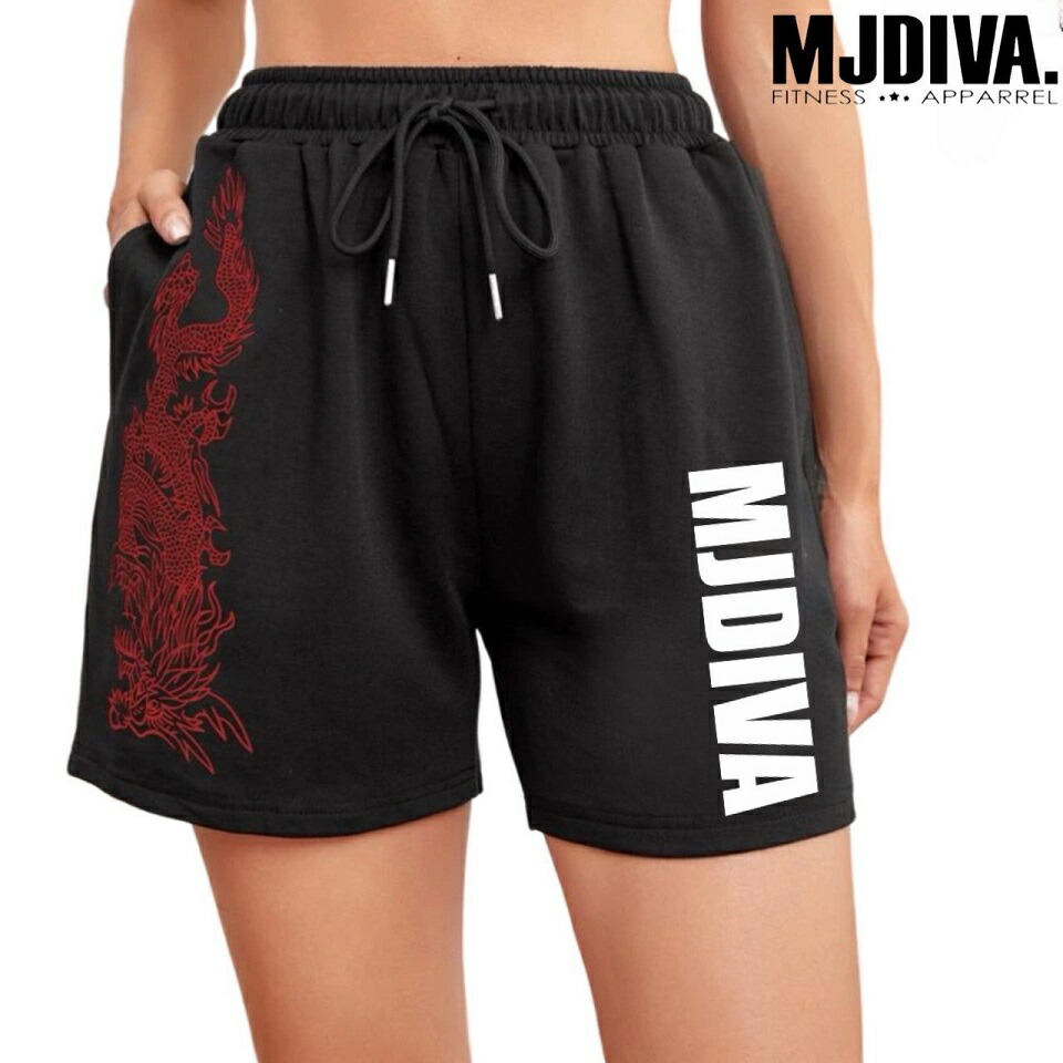 楽天市場】【送料無料】レディースRDドラゴンスウェットハーフパンツ