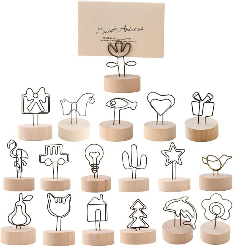 楽天市場】メモスタンド メモクリップ クリップホルダー 木製 フォト