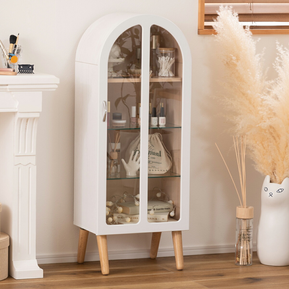 楽天市場】コレクションシェルフ W365 D250 H950 シェルフ