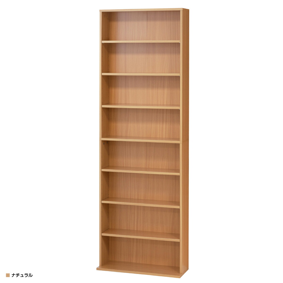 楽天市場】薄型文庫本棚 W600 D220 H1800 ブックシェルフ オープン