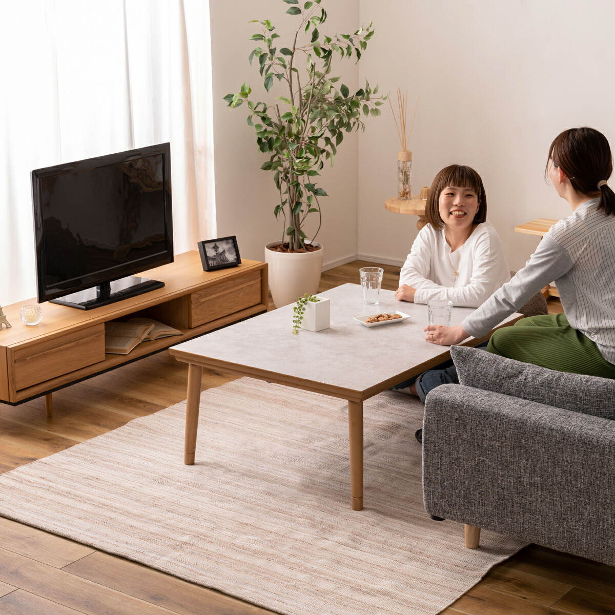 楽天市場】フラットヒーターコタツ W1050 D750 H360/400 こたつ コタツ