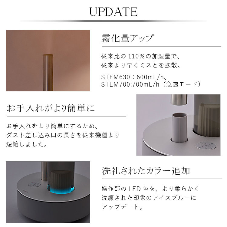 楽天市場】【正規販売店】【メーカー直送】cado 加湿器 STEM700i HM