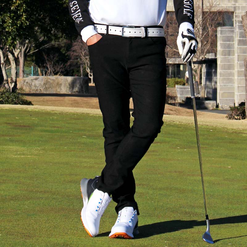 楽天市場】ゴルフウェア メンズ（カラーブラック）（パンツ｜メンズ