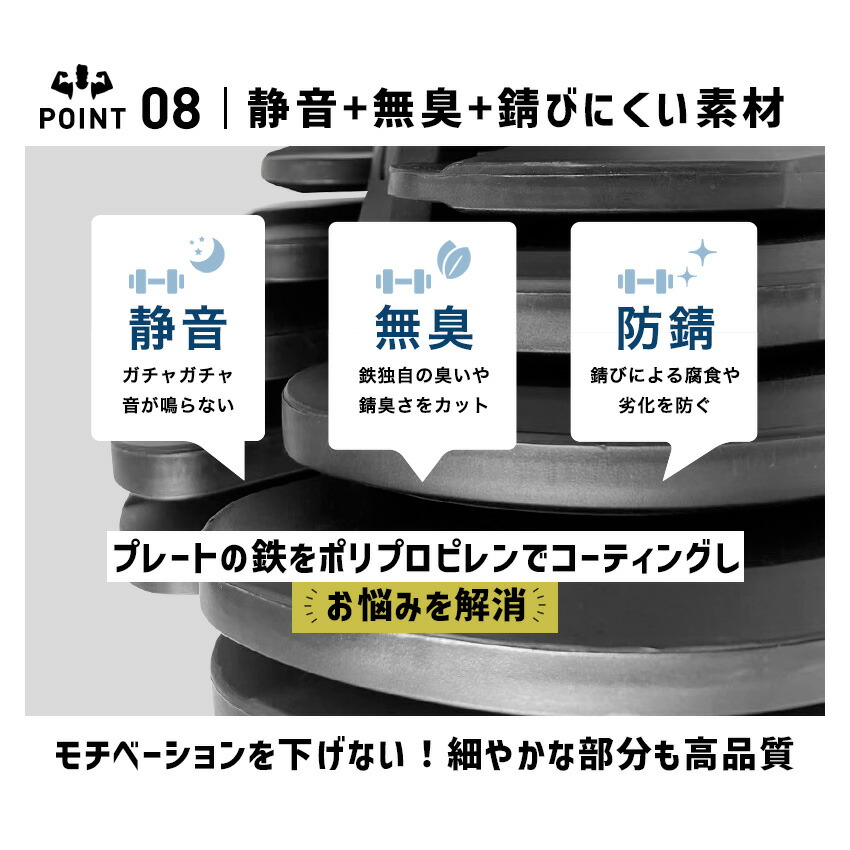 楽天市場】【10人に1人タダ！10%OFFクーポン！SS限定】可変式ダンベル