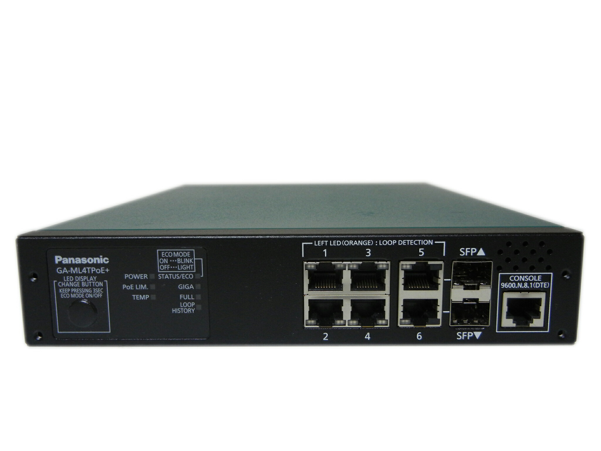 楽天市場】【中古品】Panasonic GA-ML4TPoE+(PN260493N) レイヤ2 PoE