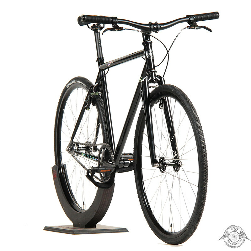 楽天市場】クロモリ ピスト バイク ROCKBIKES Rizer Glossy Black