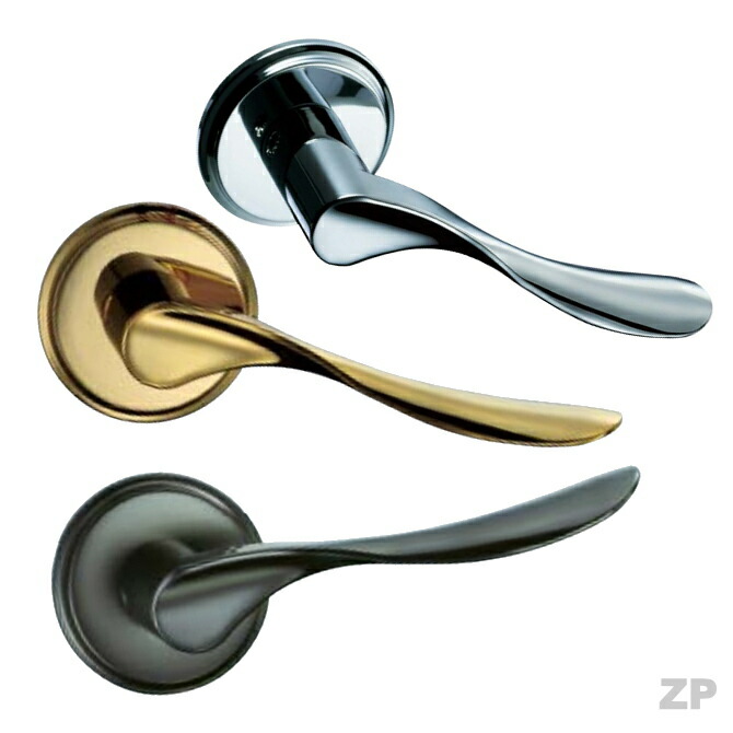 楽天市場】室内ドアハンドルウェーブ カワジュン KAWAJUN ZP カラー3色