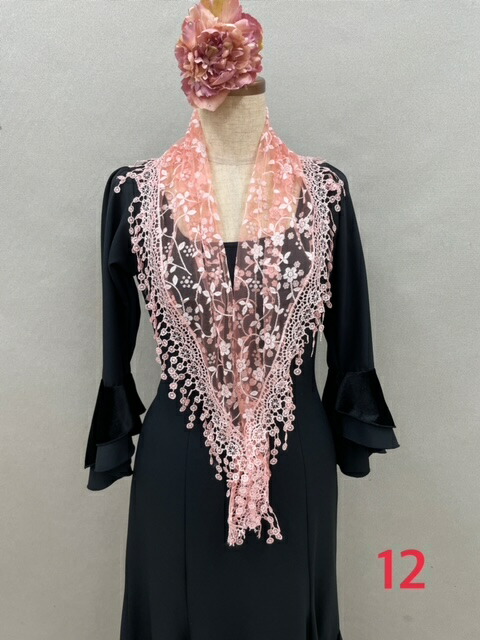 楽天市場】フラメンコ衣装 花柄 刺繍 シージョ 舞台映え 可愛い 12色