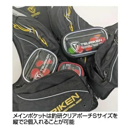 楽天市場】釣研 フローティングベスト ブラック×シルバー TV251 : 釣具