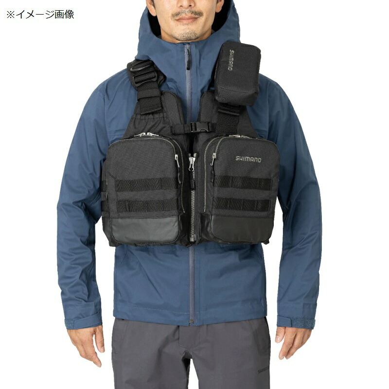 楽天市場】 シマノ(SHIMANO) VF-274W アクトゲームベスト L ブラック