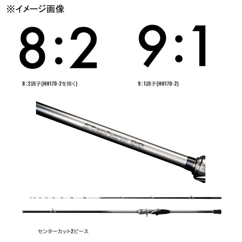 楽天市場】 シマノ(SHIMANO) 23 ステファーノ SS S180-2(2ピース