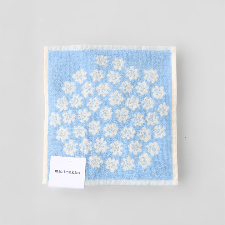 楽天市場】marimekko(マリメッコ) Puketti ミニタオル ライトブルー