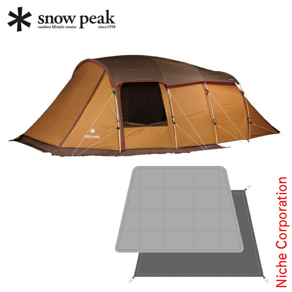 楽天市場】スノーピーク エントリー2ルーム エルフィールド & マット
