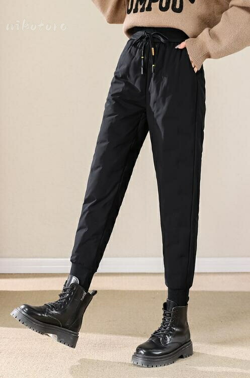 楽天市場】あたたか中綿パンツ ダウンパンツ レディース 防寒 保温 長