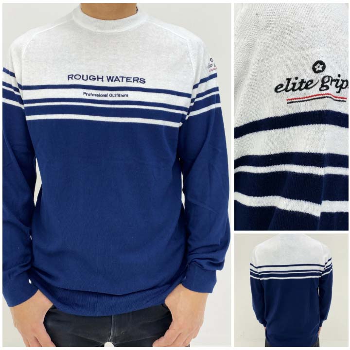 楽天市場】elitegrips/エリートグリップクルーネックセーター 三色