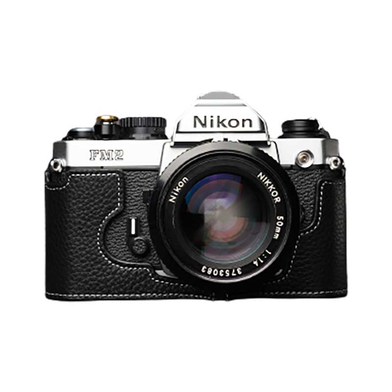 楽天市場】Nikon FM2 FM FM2n FE FE2 用 レザー ケース Black ブラック
