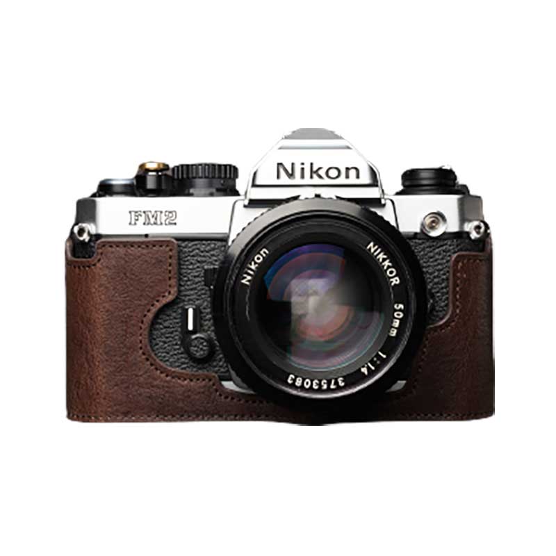 楽天市場】Nikon FM2 FM FM2n FE FE2 用 レザー ケース Coco Brown