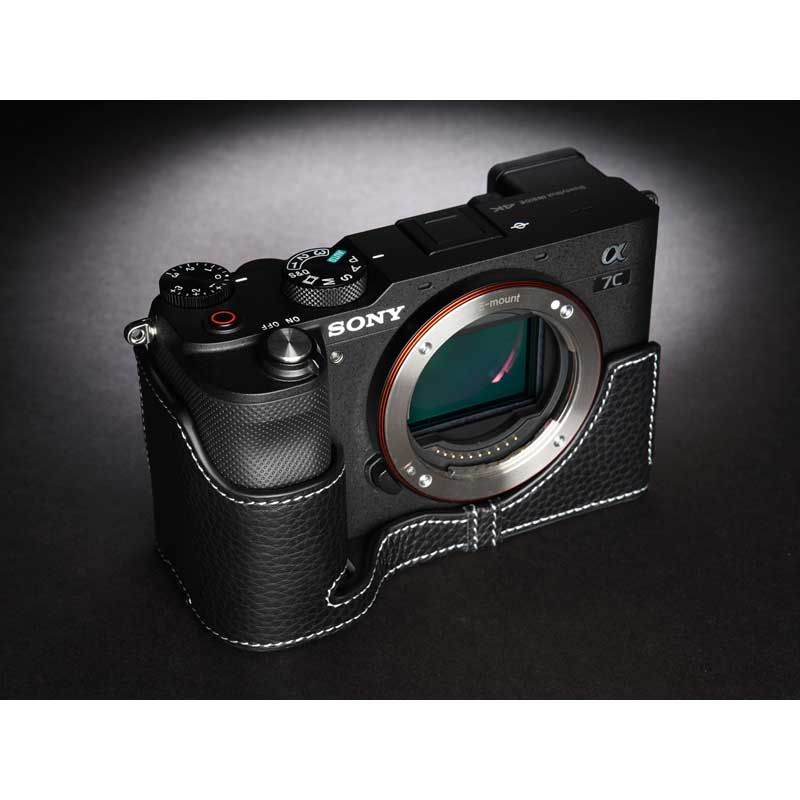 楽天市場】SONY α7C 専用 レザー ケース Black ブラック TP Original