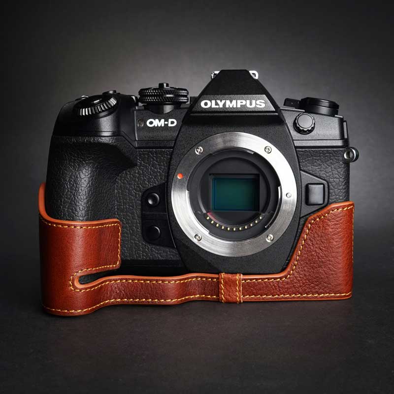 楽天市場】OLYMPUS OM-D E-M1 Mark III/E-M1 Mark II用 レザー ケース