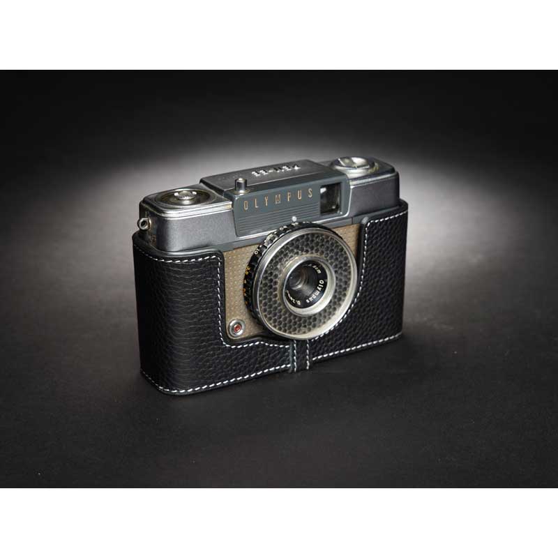 楽天市場】OLYMPUS PEN EE 用 レザー ケース Black ブラック TP