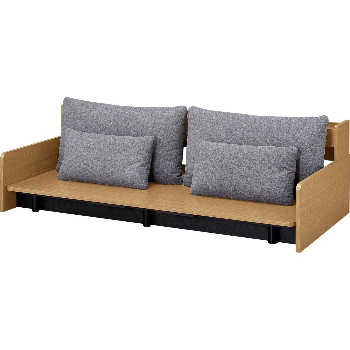 楽天市場】3Way ベッドソファフレーム(B2 マットレス別売り MGY