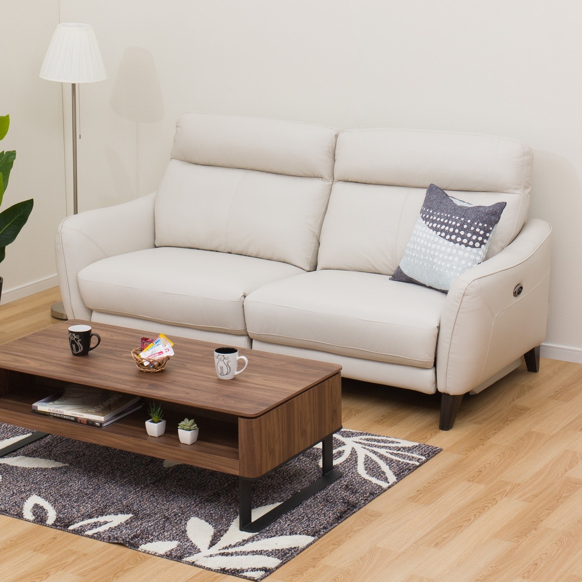 楽天市場】3人用電動リクライニングソファ (アネーロ 両電動 NV