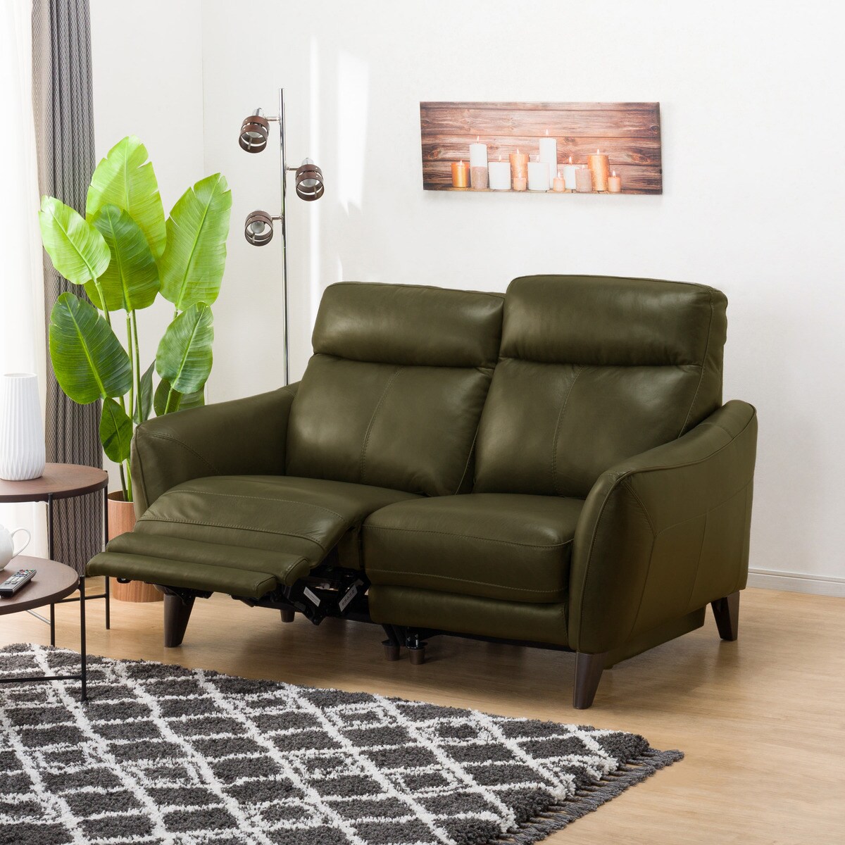 楽天市場】3人掛け 2人掛け 電動リクライニングソファ(アネーロ