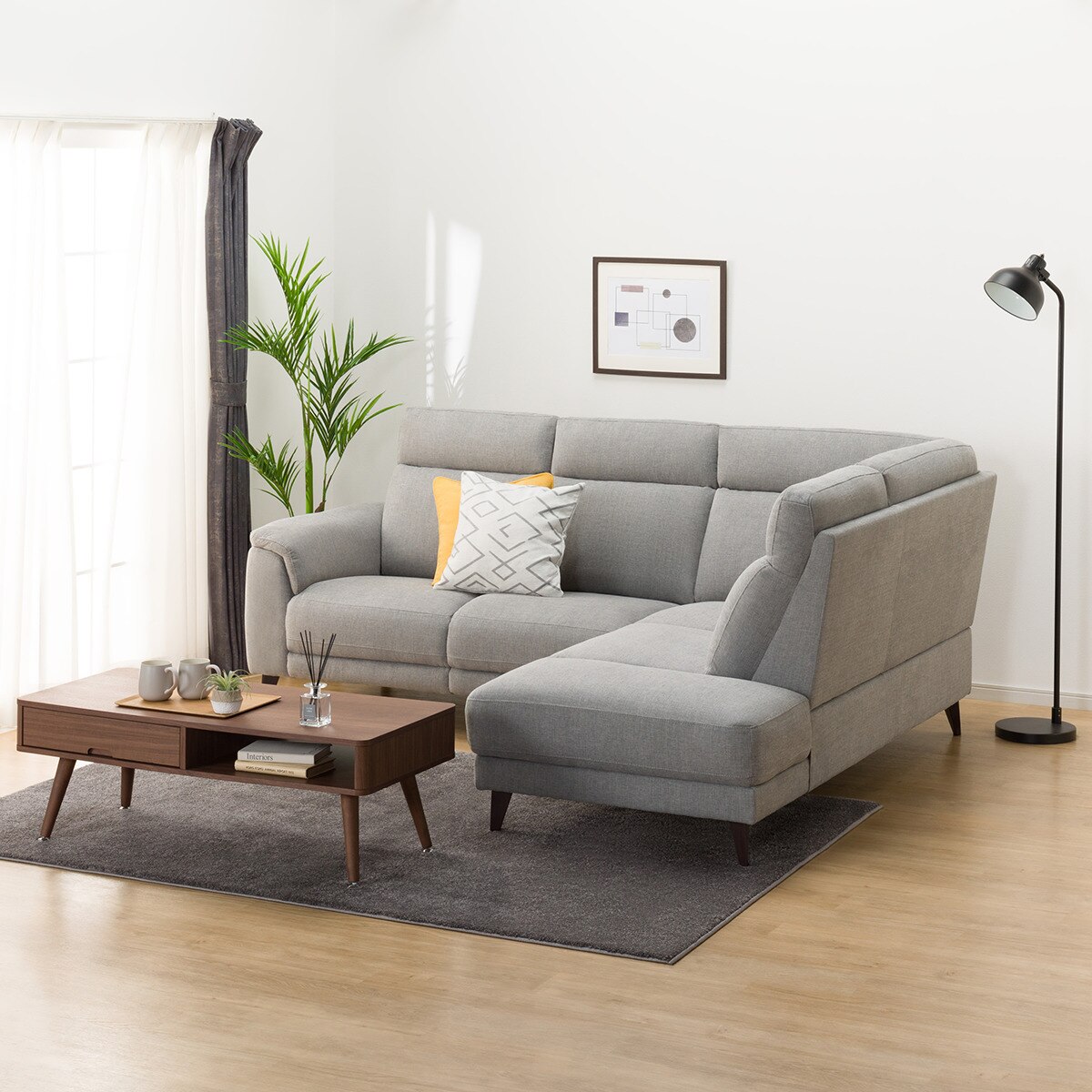 楽天市場】コーナーソファセット(LB07) ニトリ 【配送員設置商品